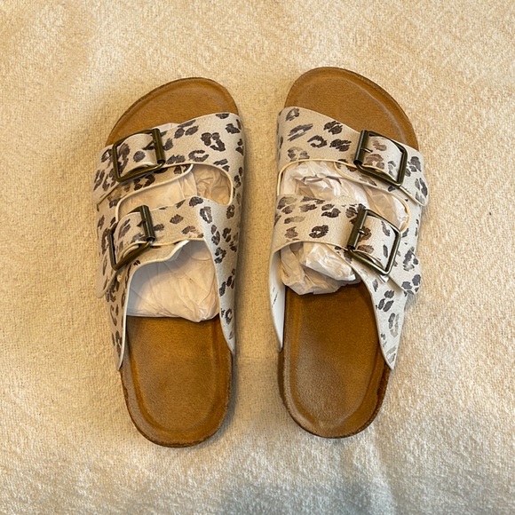 melarey | Shoes | Cheetah Print Off Brand Birks | Poshmark